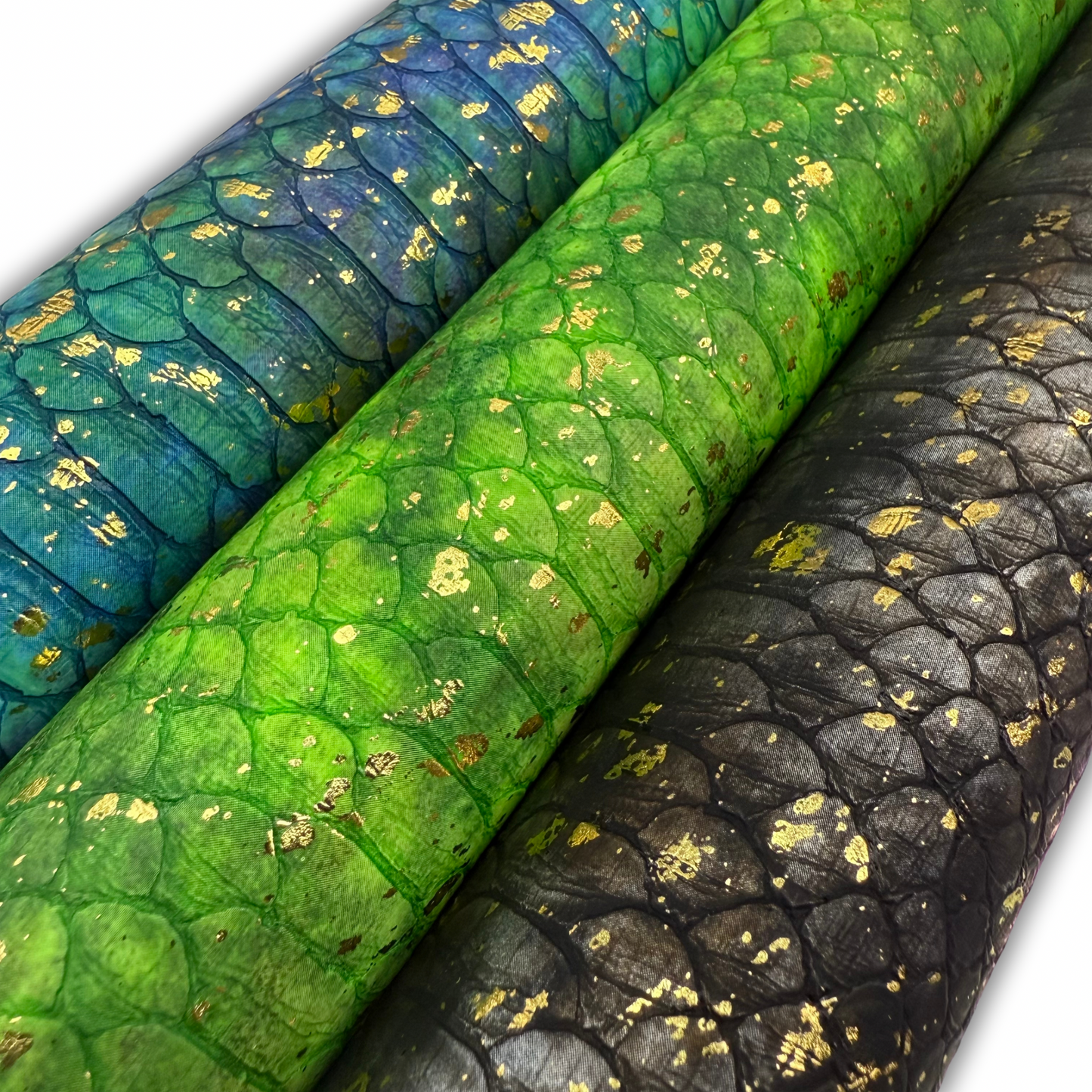 Snake Embossed Luxe Faux Leather - Half Yard Roll