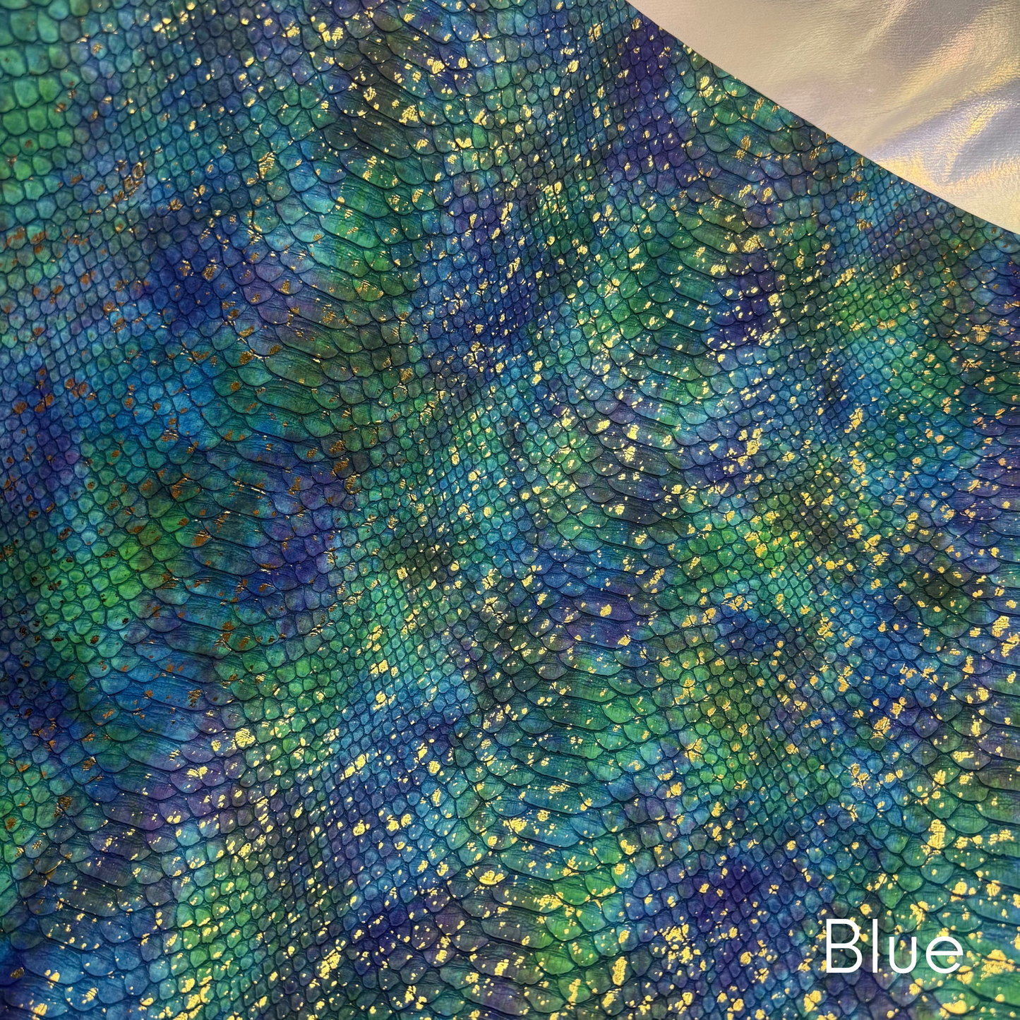Snake Embossed Luxe Faux Leather - Half Yard Roll