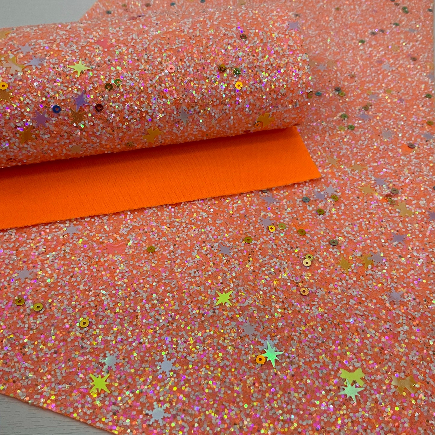 Chunky Glitter Mixed Snowflakes and Bows Sequin with Polyester Backing