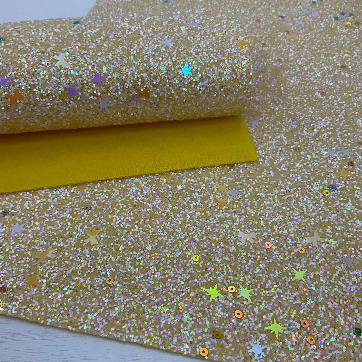 Chunky Glitter Mixed Snowflakes and Bows Sequin with Polyester Backing