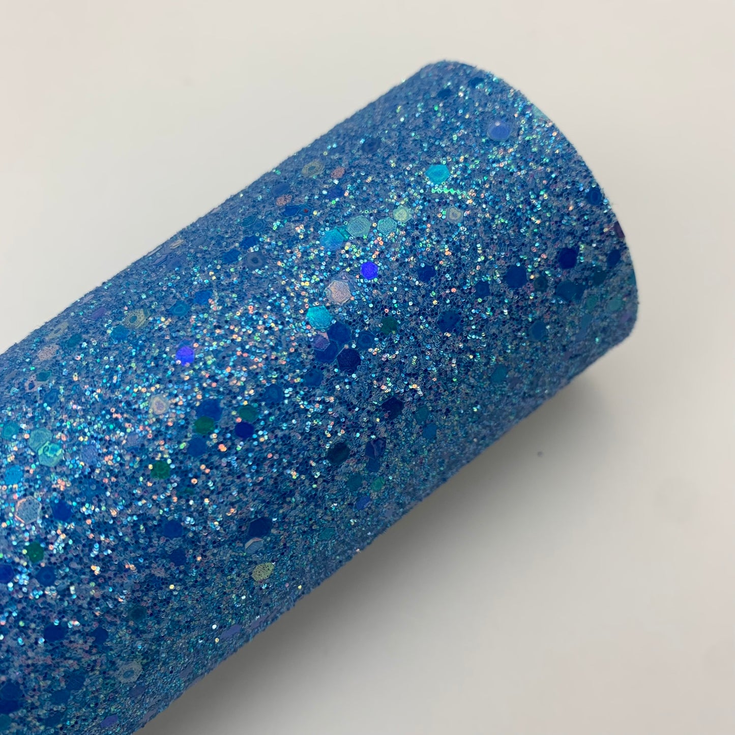 Light Sequin Chunky Glitter Faux Leather