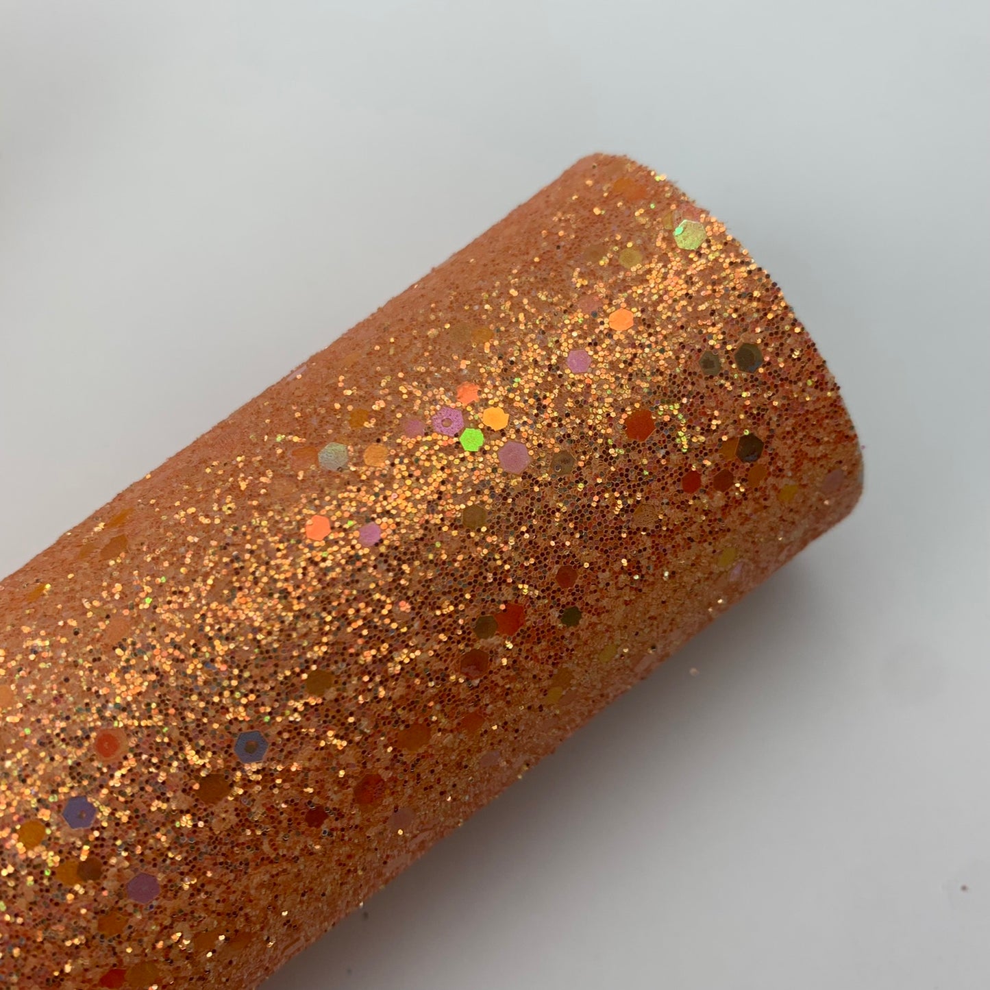 Light Sequin Chunky Glitter Faux Leather