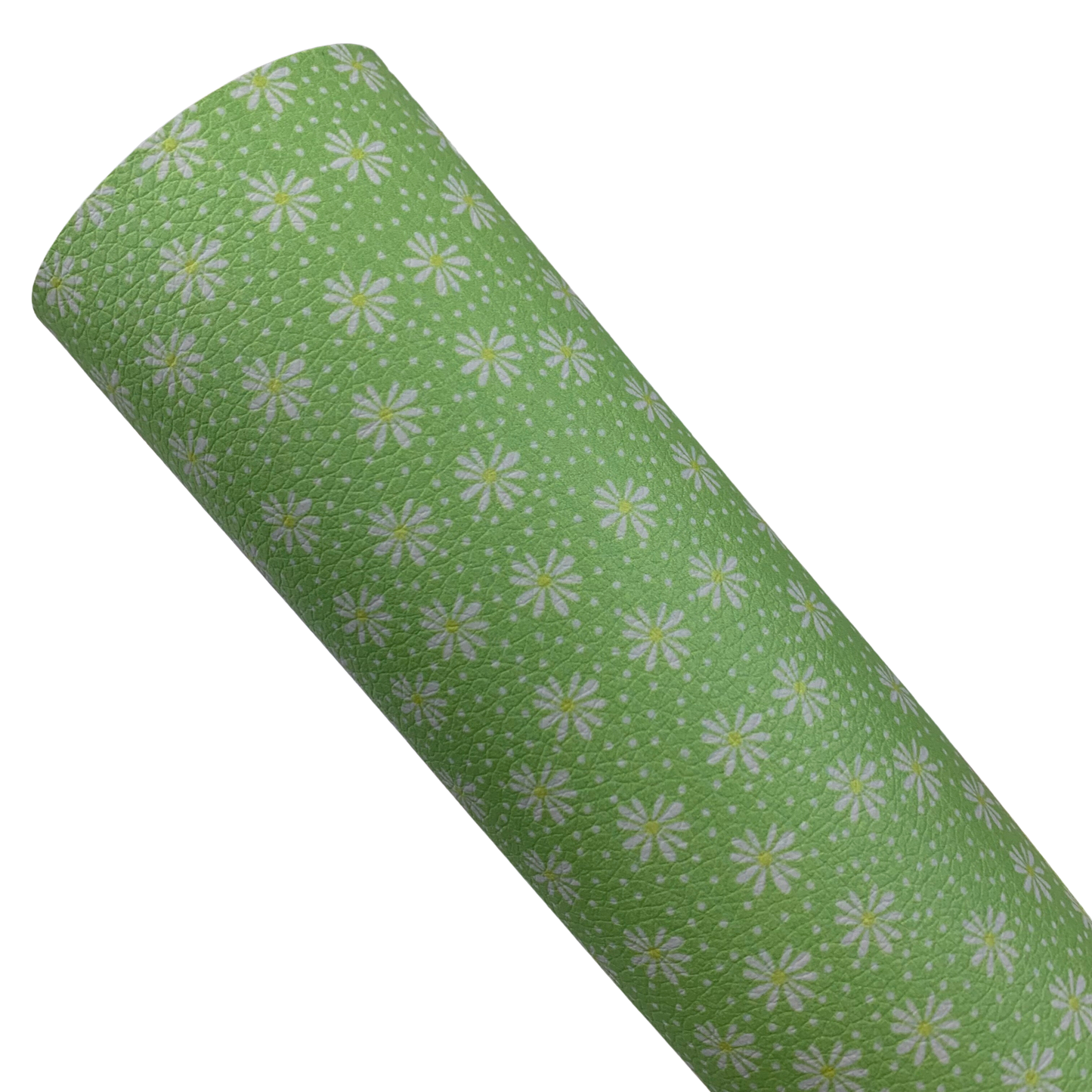 Floral Print Pebble Vegan Leather Sheet