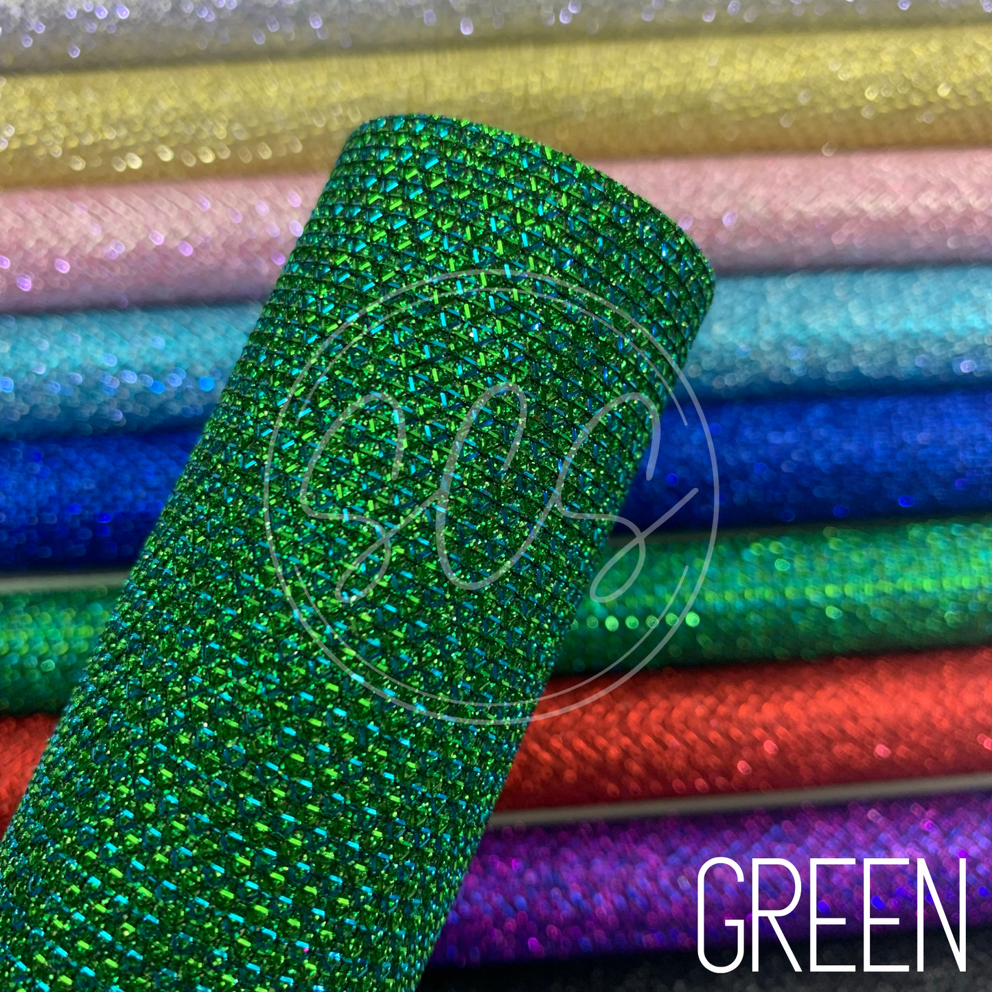 Diamond Laced Lattice Fine Glitter Canvas Faux Leather Fabric Sheets
