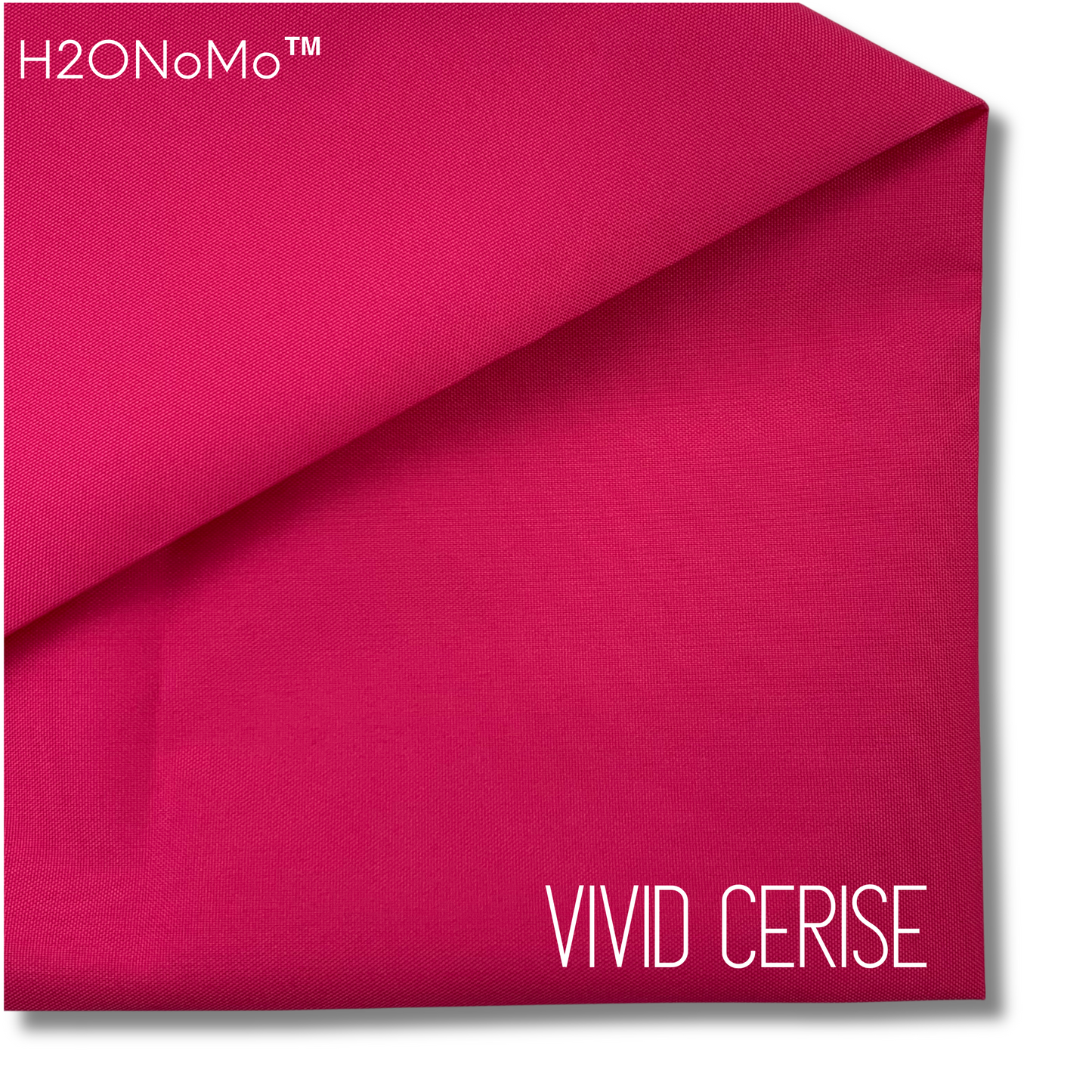 VIVID CERISE Solid Color H2ONoMo™ Water Resistant Canvas