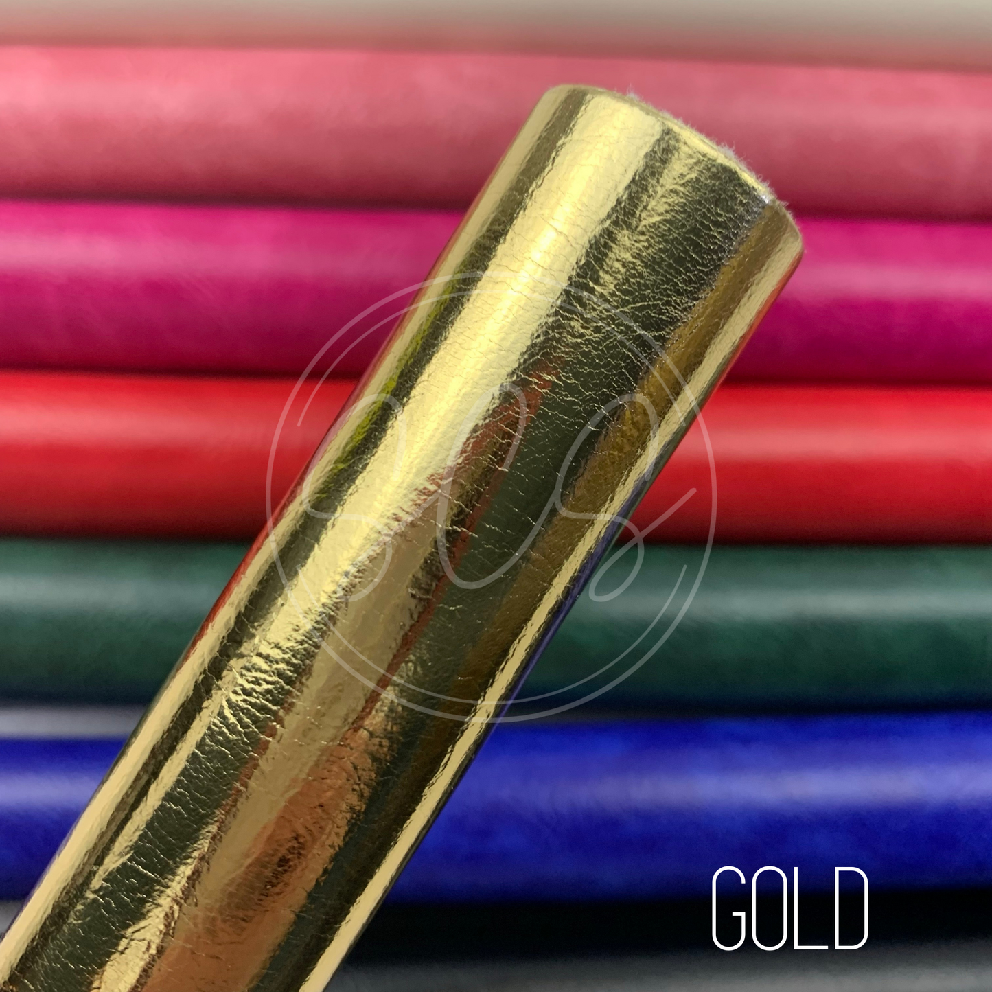 Glossy Textured Faux Leather Fabric Sheets