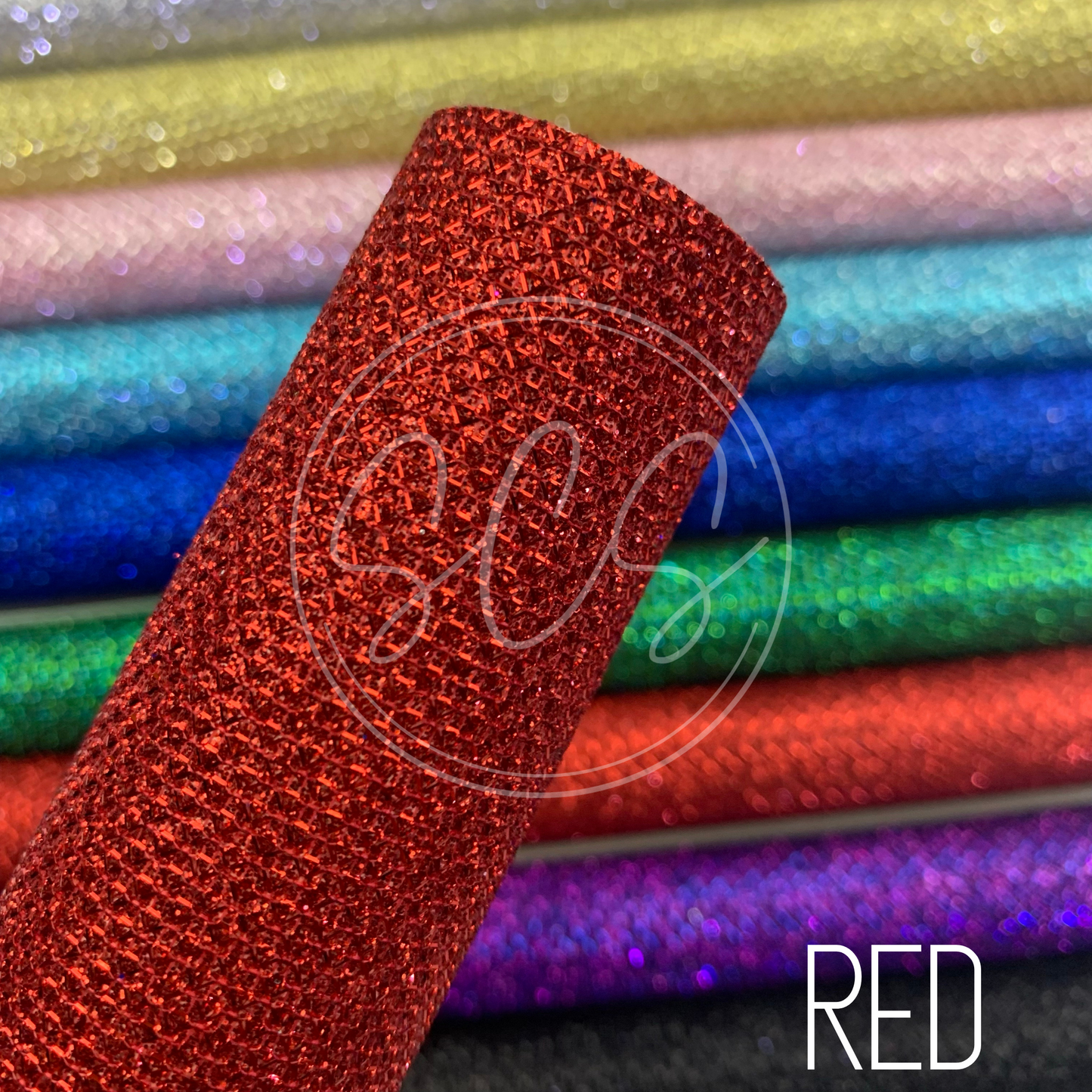 Diamond Laced Lattice Fine Glitter Canvas Faux Leather Fabric Sheets