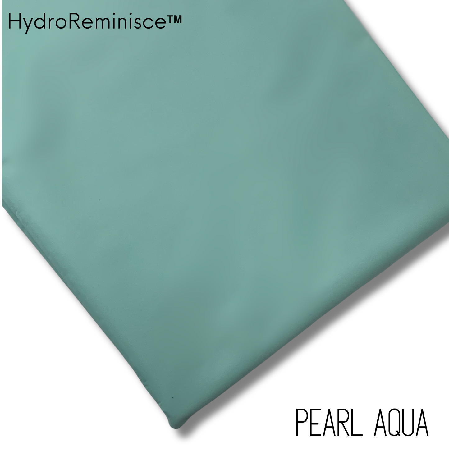 PEARL AQUA Solid Color HydroReminisce™ Luxury Fabric