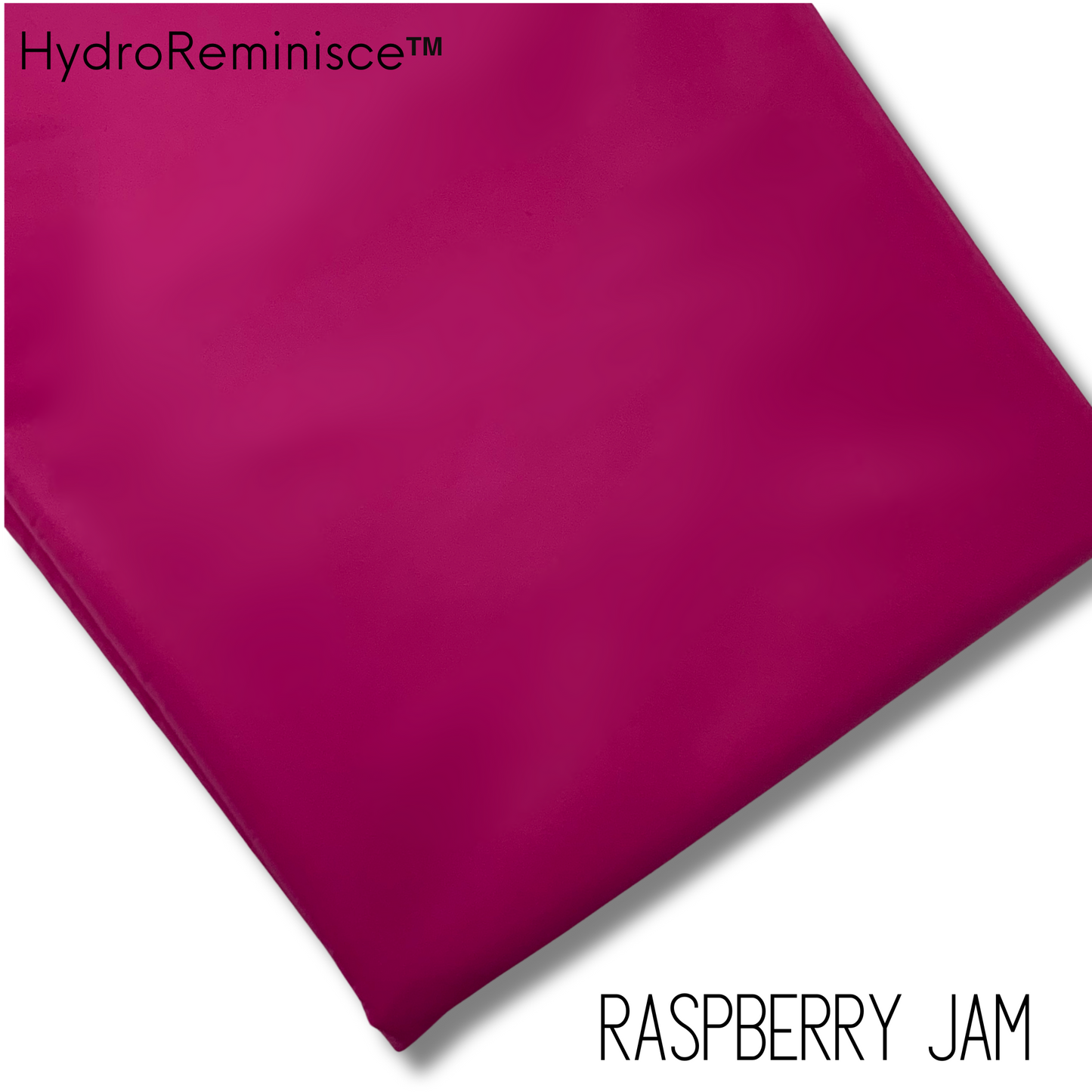RASPBERRY JAM Solid Color HydroReminisce™ Luxury Fabric