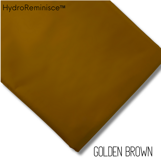 GOLDEN BROWN Solid Color HydroReminisce™ Luxury Fabric