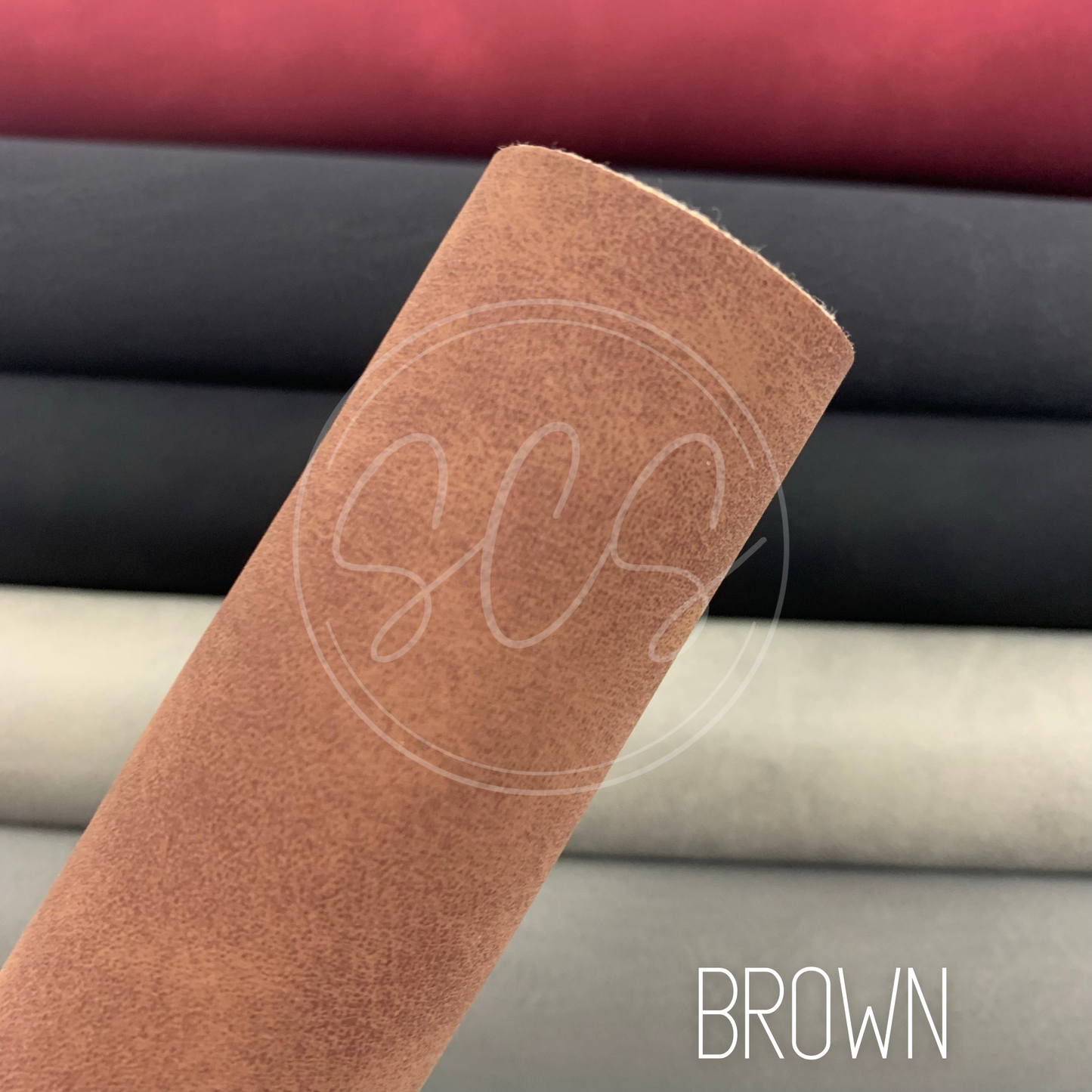 Suede Faux Leather Fabric Sheets with Premium Felt Backing