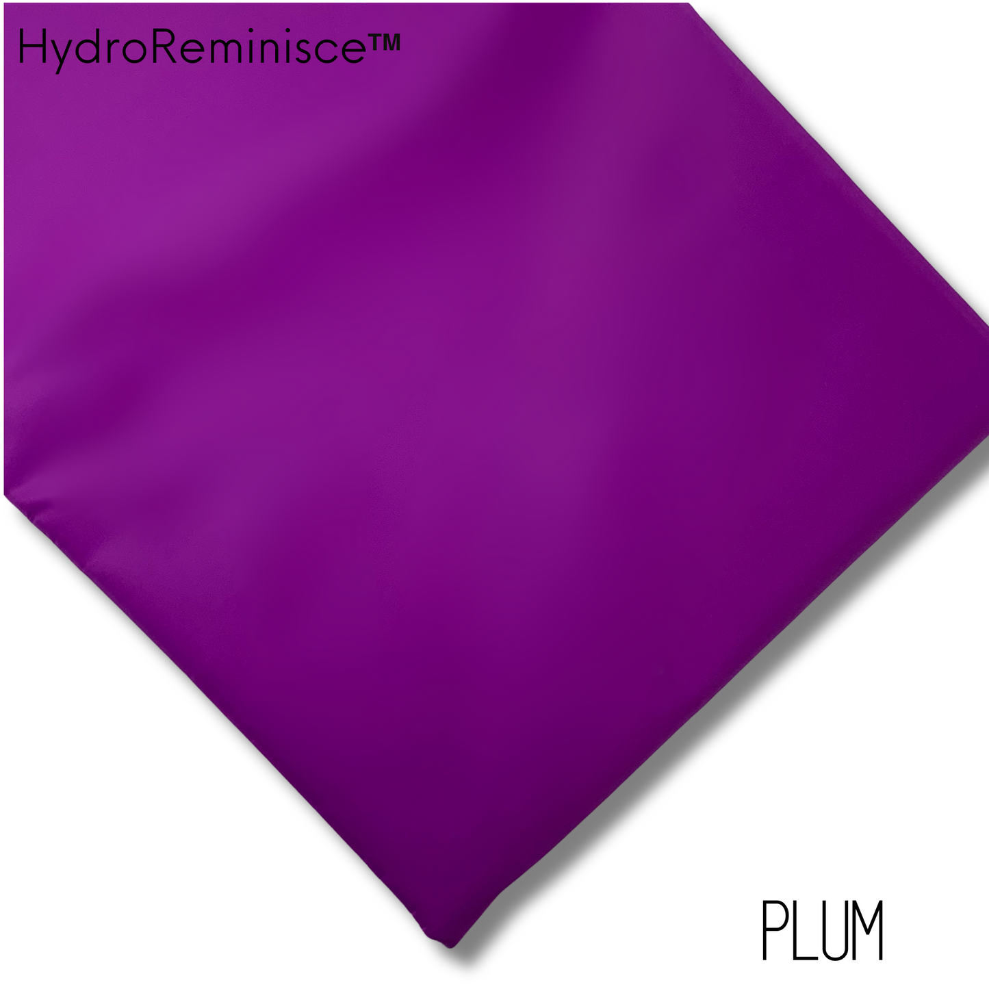 PLUM Solid Color HydroReminisce™ Luxury Fabric