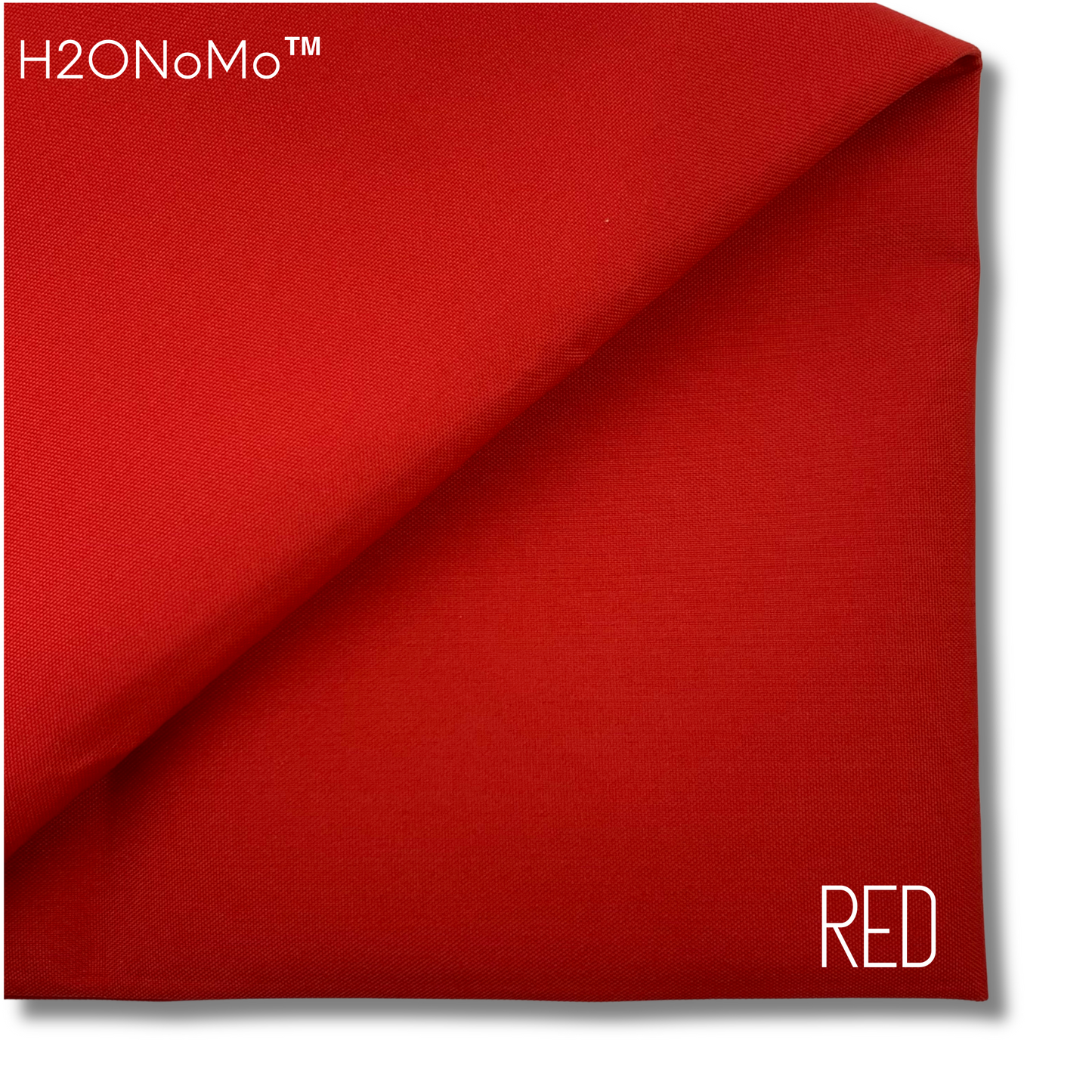 RED Solid Color H2ONoMo™ Water Resistant Canvas