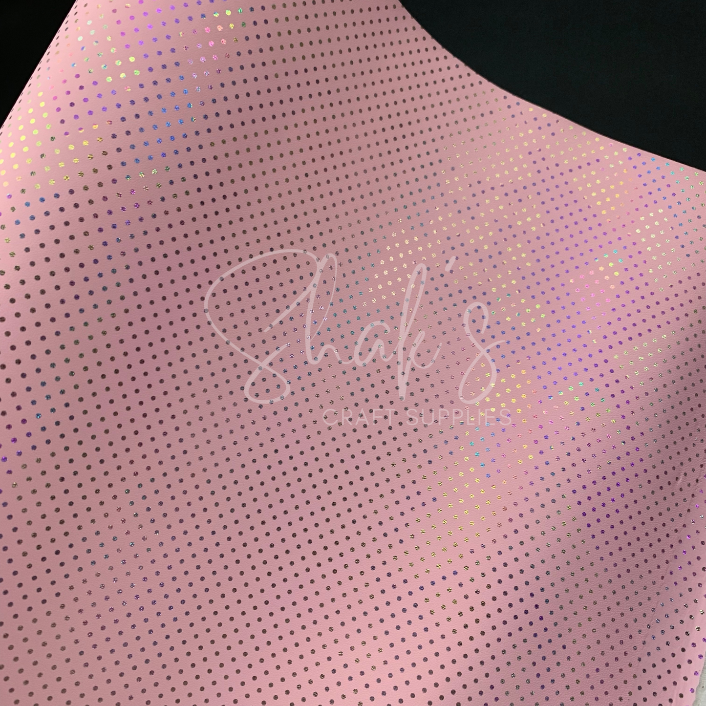 Laser Dots .8mm Smooth Faux Leather