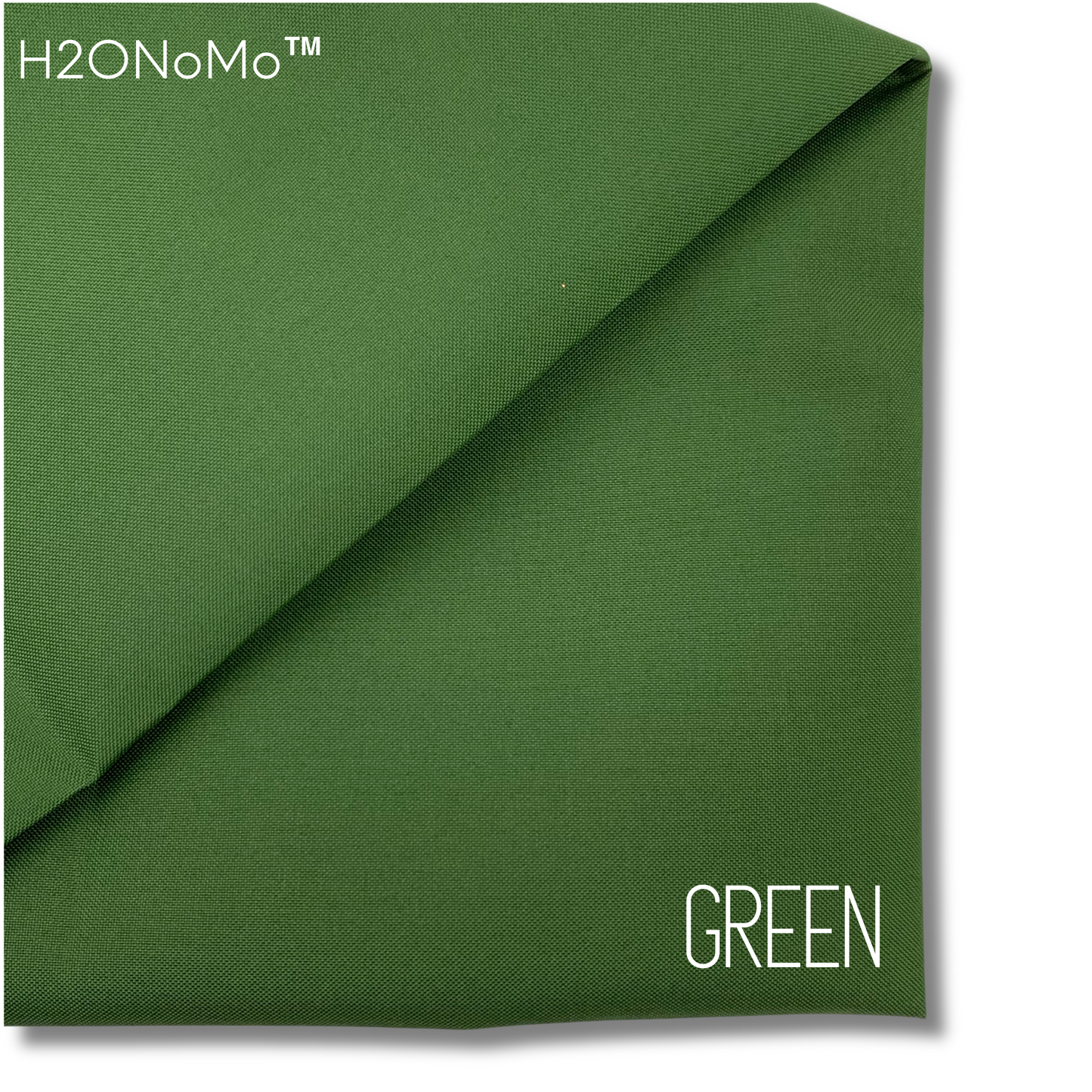 GREEN Solid Color H2ONoMo™ Water Resistant Canvas