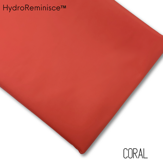 CORAL Solid Color HydroReminisce™ Luxury Fabric