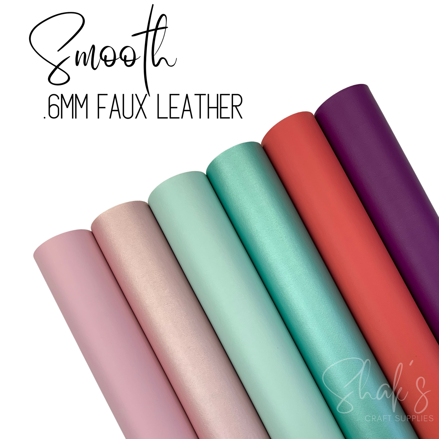 Smooth .6mm Faux Leather Vinyl