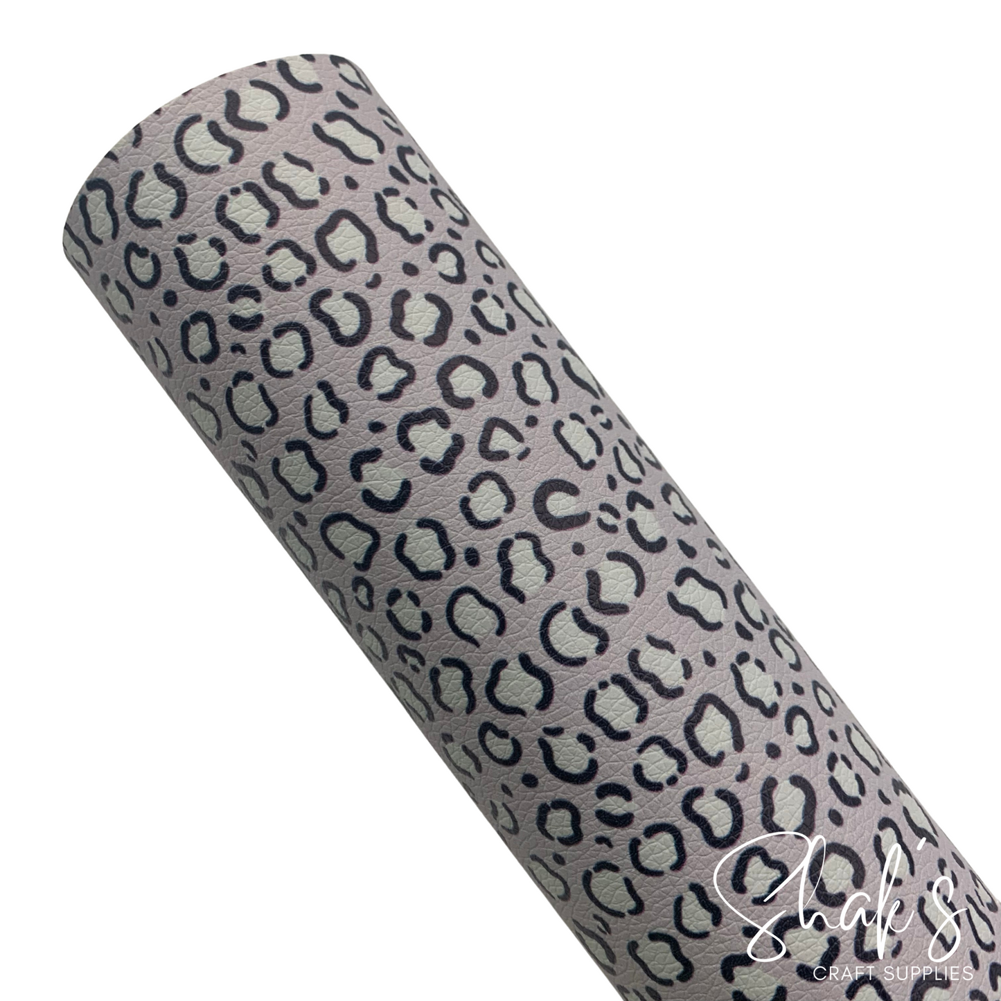 Muted Cheetah Leopard Animal Print Pebble Vegan Leather Sheet