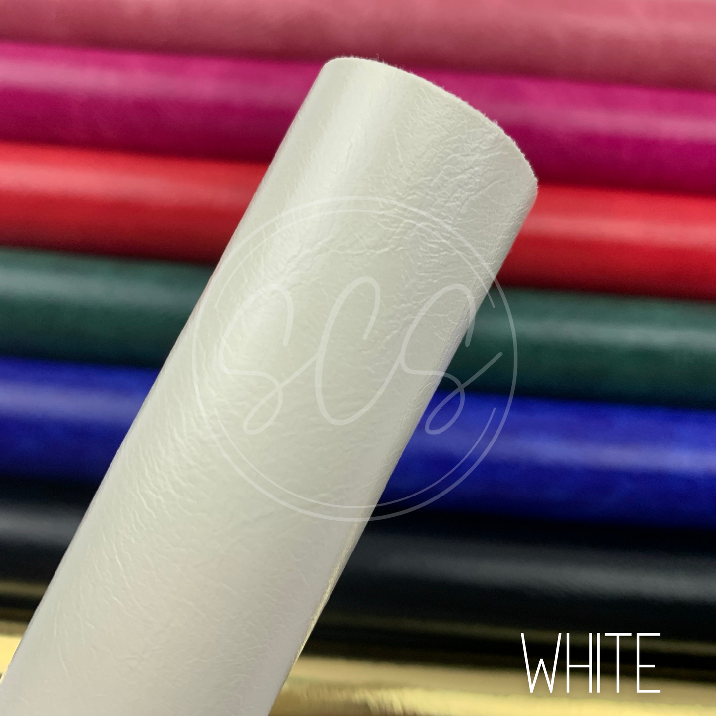 Glossy Textured Faux Leather Fabric Sheets