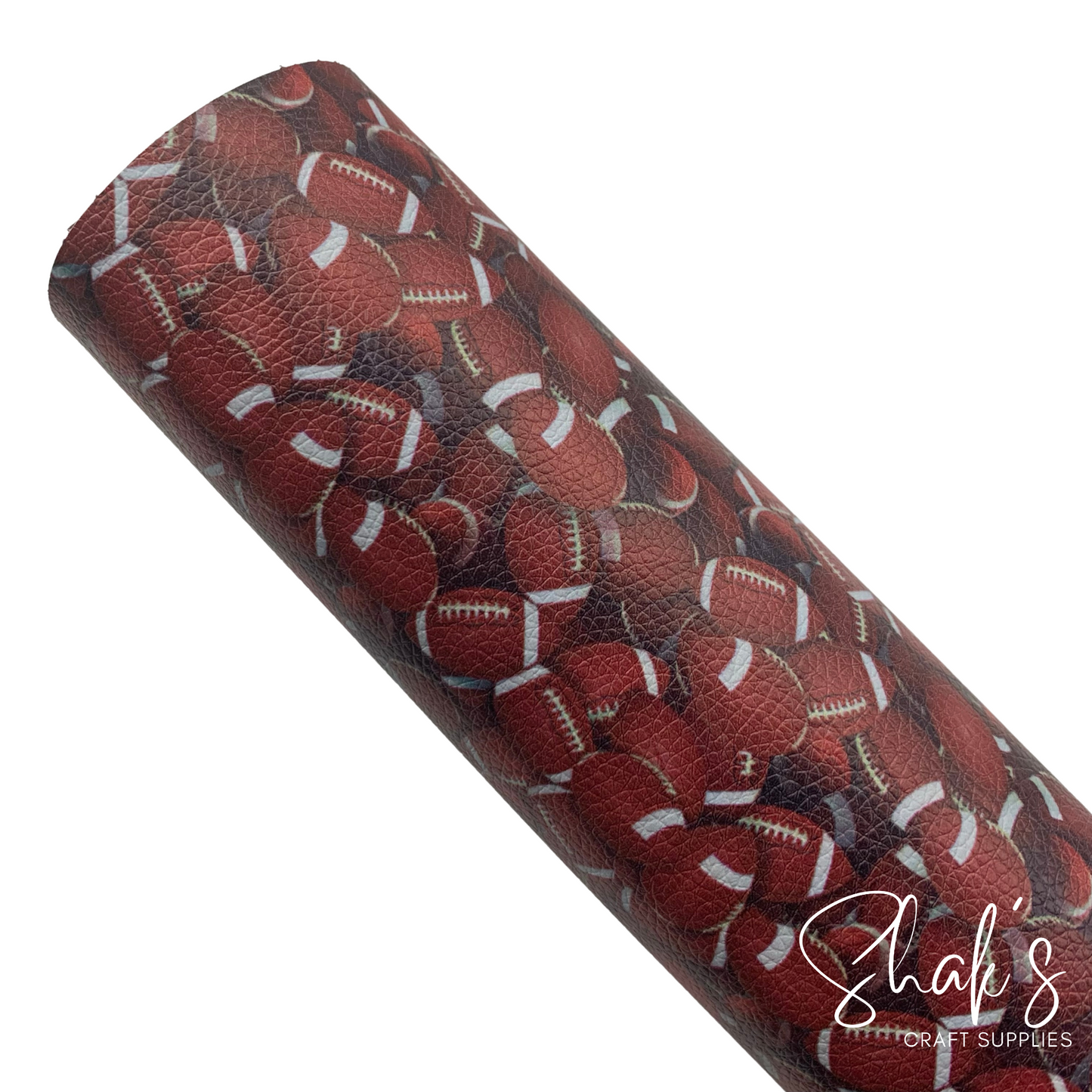 Football Pebble Vegan Leather Sheet