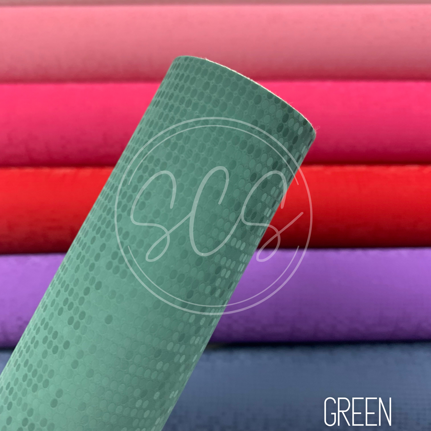 Pixels Smooth Faux Leather Fabric Sheets with Premium Backing