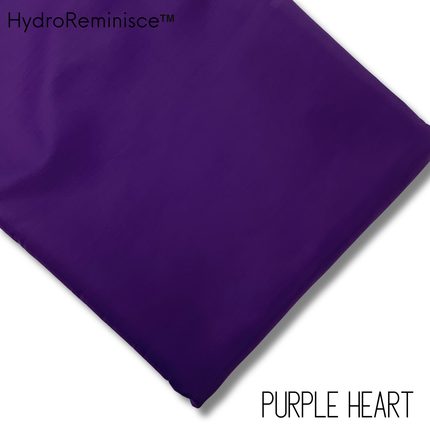 PURPLE HEART Solid Color HydroReminisce™ Luxury Fabric