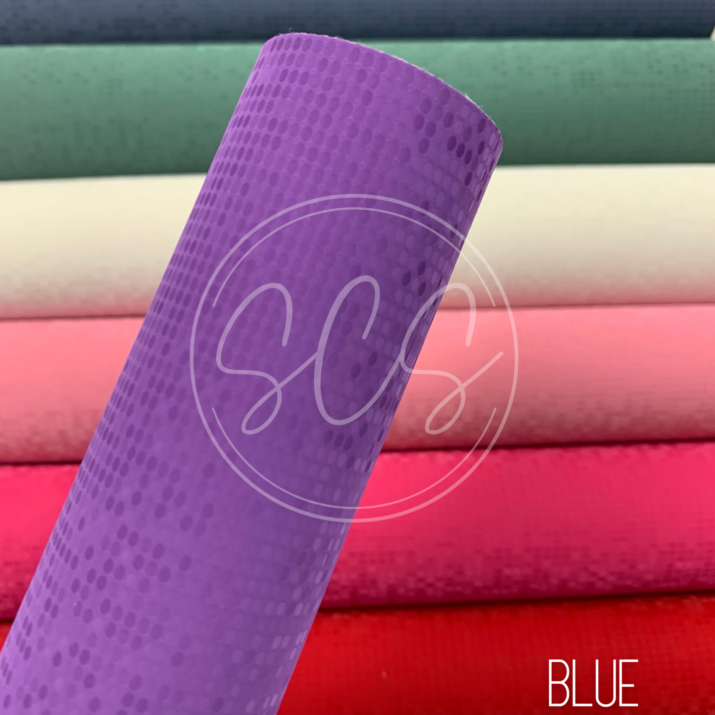 Pixels Smooth Faux Leather Fabric Sheets with Premium Backing