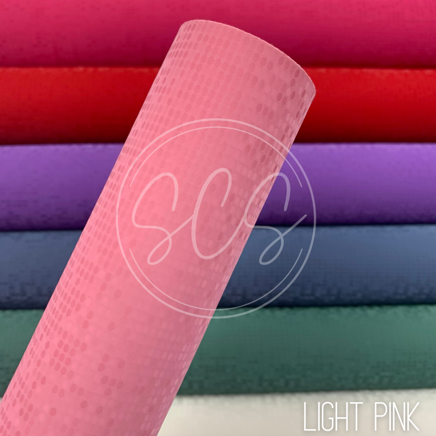 Pixels Smooth Faux Leather Fabric Sheets with Premium Backing