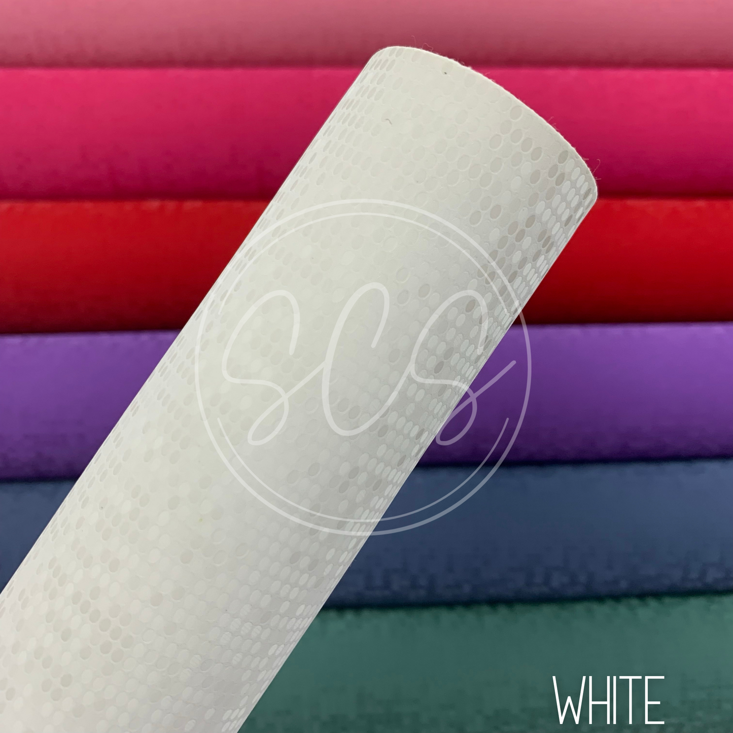 Pixels Smooth Faux Leather Fabric Sheets with Premium Backing