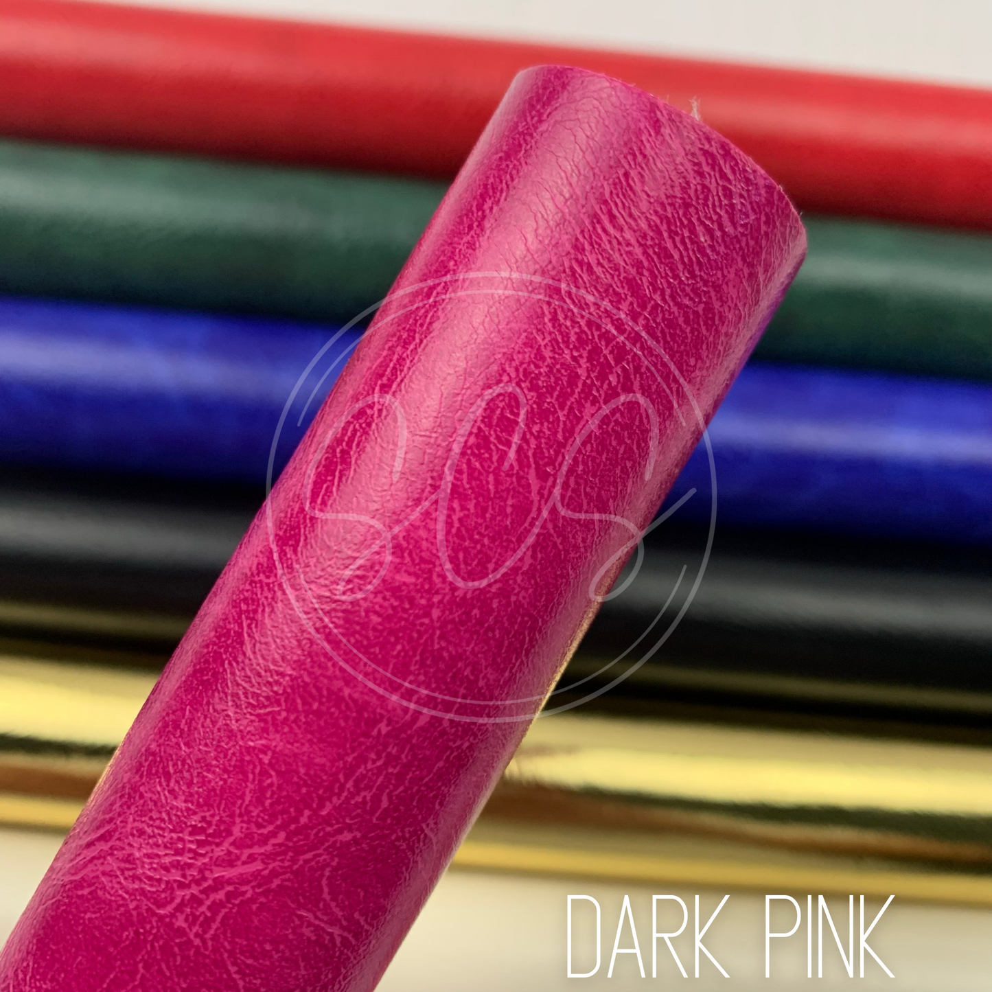 Glossy Textured Faux Leather Fabric Sheets