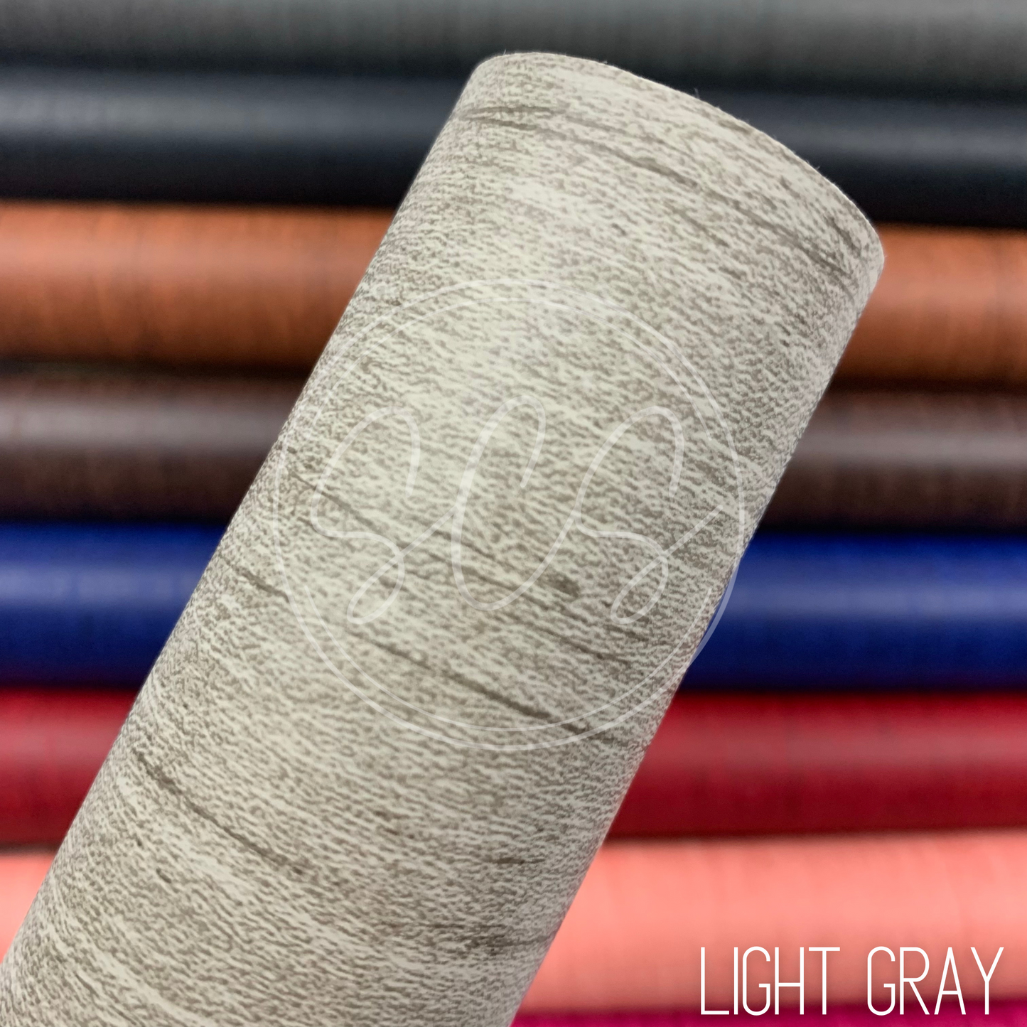 Wood Grain Smooth Faux Leather Fabric Sheets