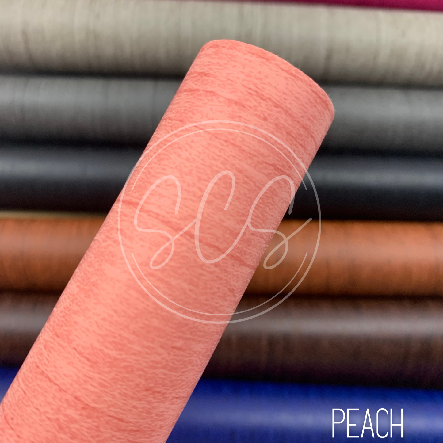 Wood Grain Smooth Faux Leather Fabric Sheets