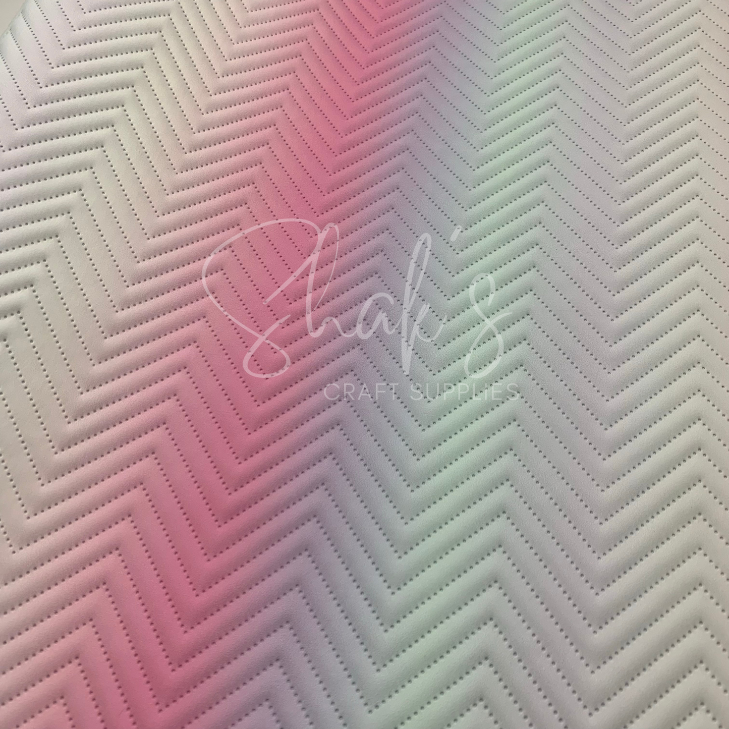 Marshmallow Ombre Quilted Vinyl Half Yard Roll