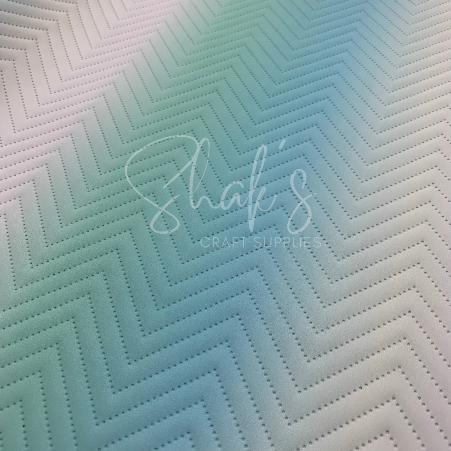 Marshmallow Ombre Quilted Vinyl Half Yard Roll