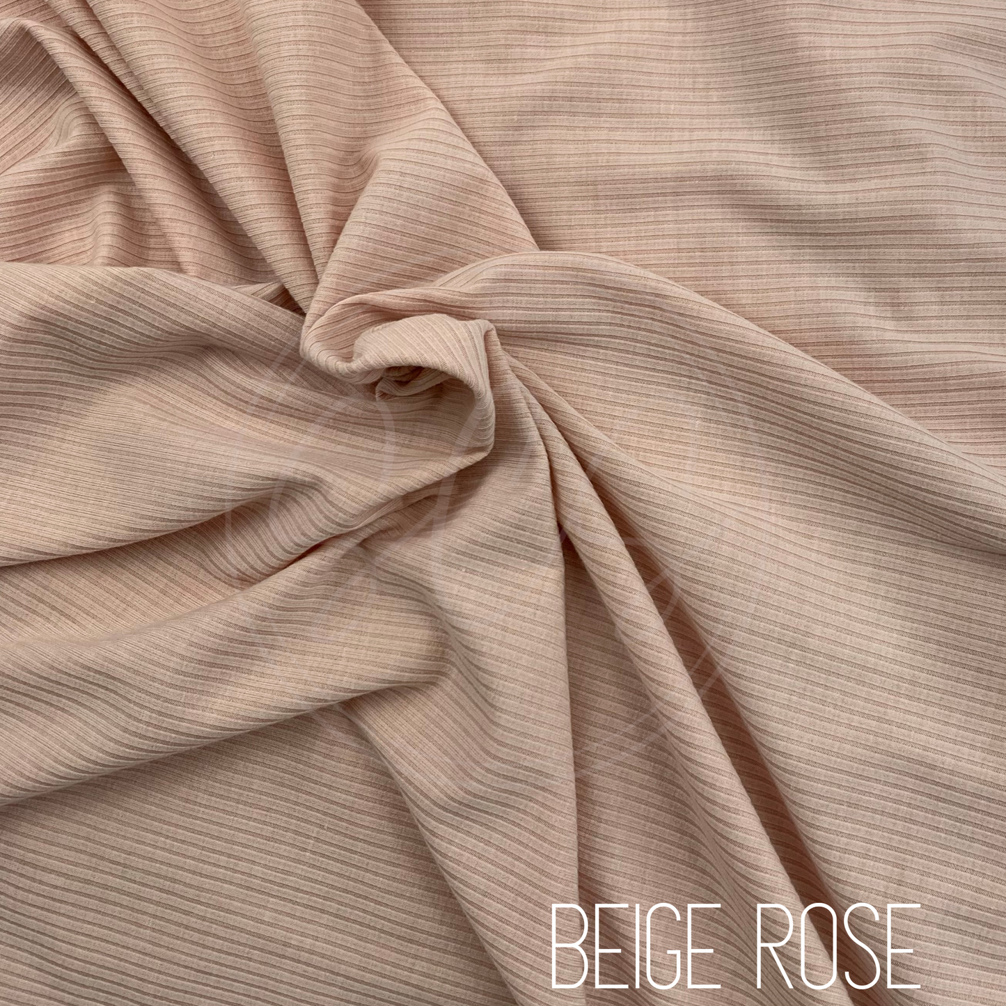 Pink Tones Rib Knit Stretch Fabric Strip, Half and Full Yards