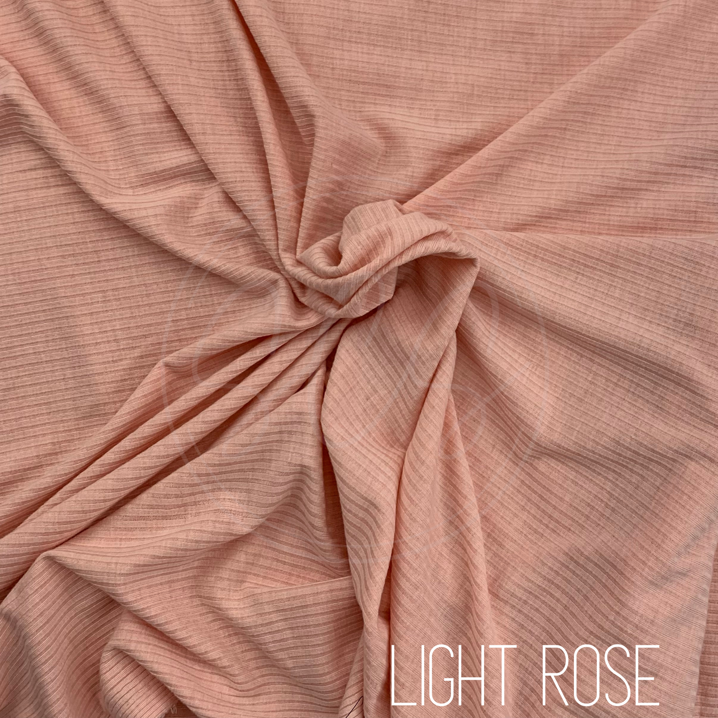 Pink Tones Rib Knit Stretch Fabric Strip, Half and Full Yards