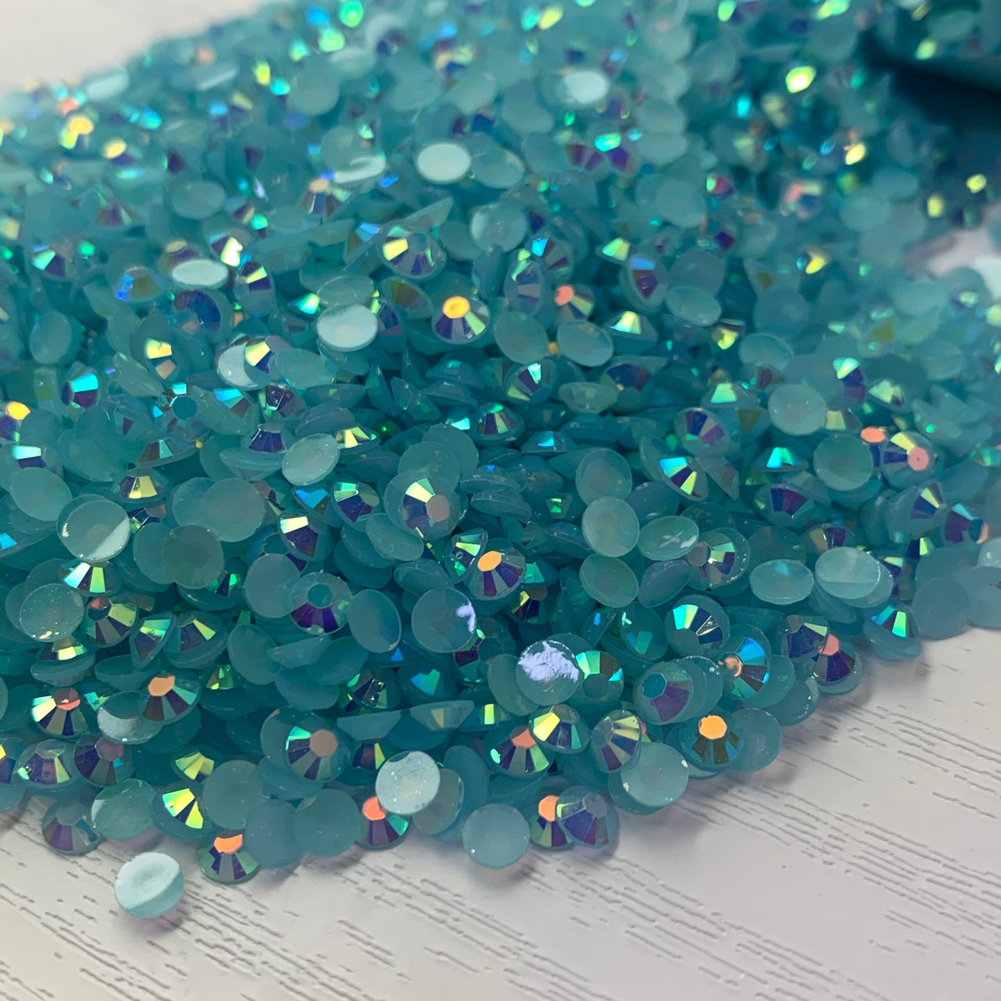 Aquam AB | Premium Jelly Resin Rhinestones | Non Hotfix | 3mm, 4mm or 5mm | Flatback