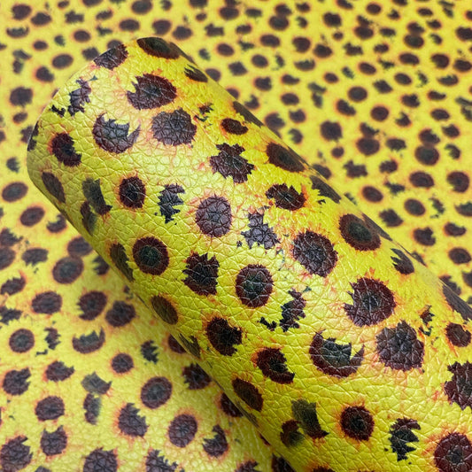 Sunflowers Pebble Faux Leather