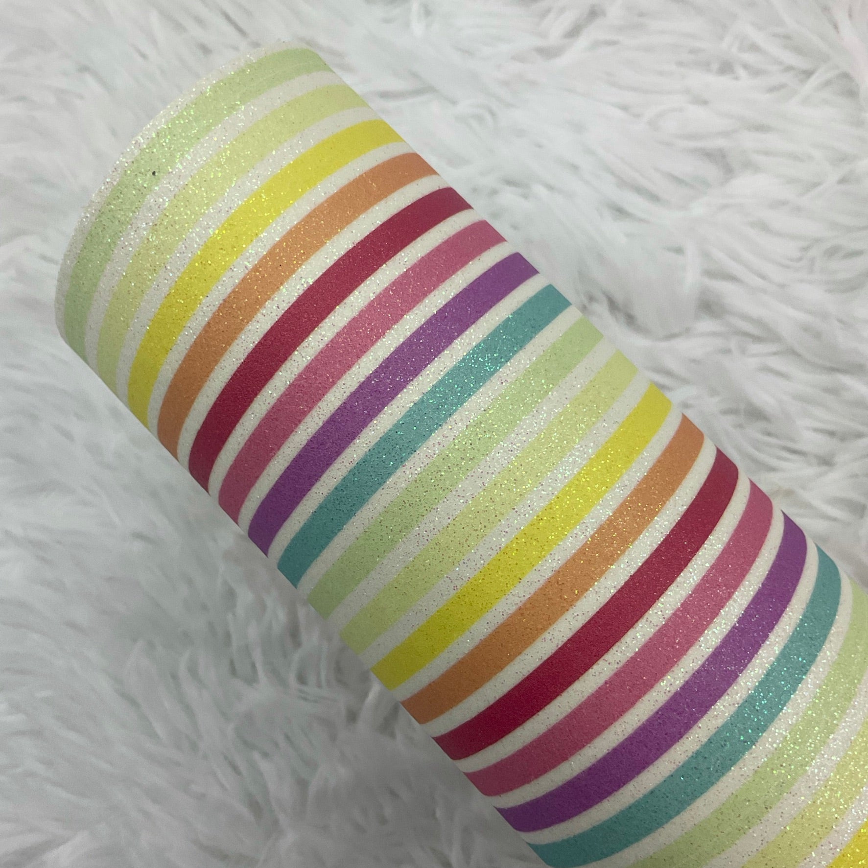 MulticolorLines Printed Fine Glitter Sheet