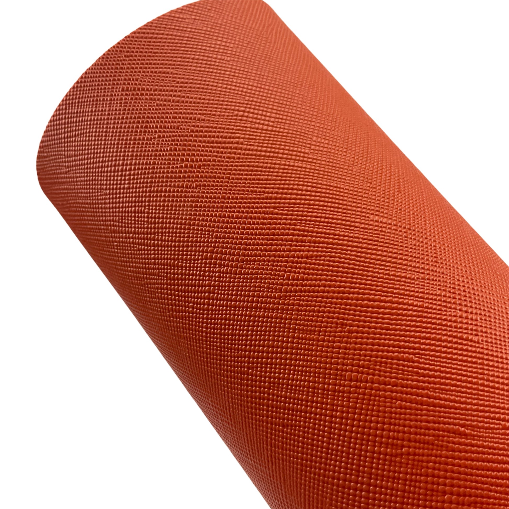 Orange Canvas Faux Leather Sheet