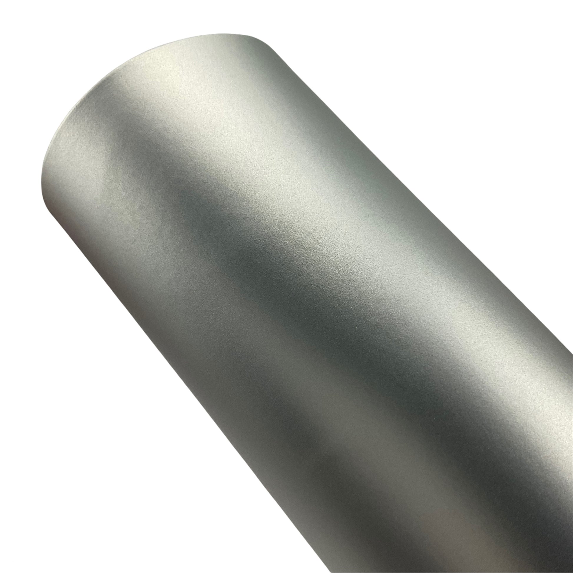 Silver Smooth Patent Faux Leather Sheet