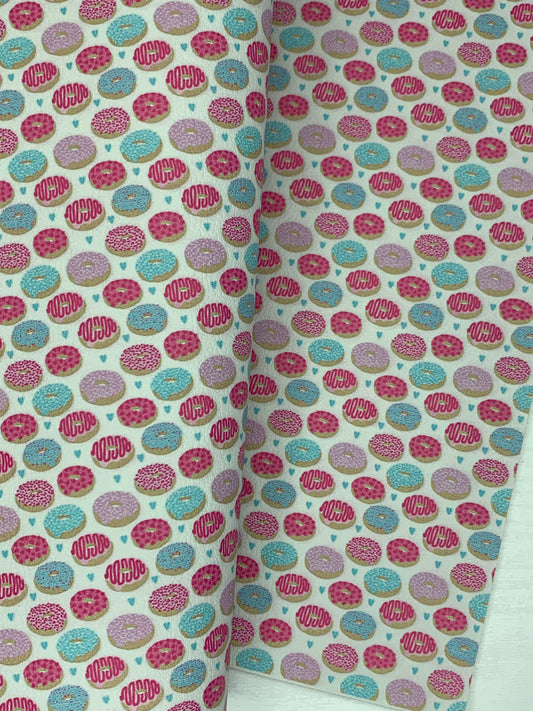 Donuts Pebble Vegan Leather Sheet