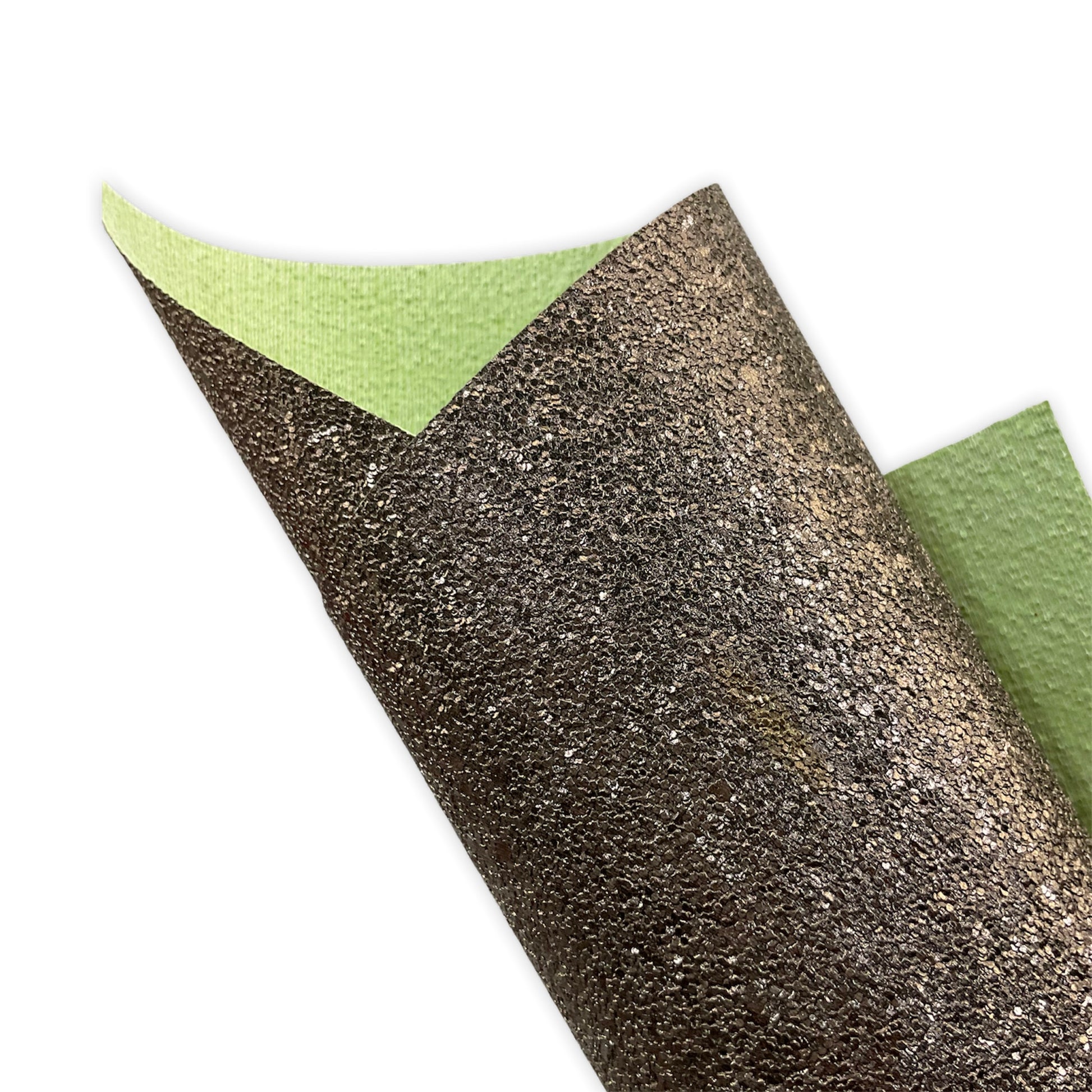 Brown Embossed Textured Faux Leather