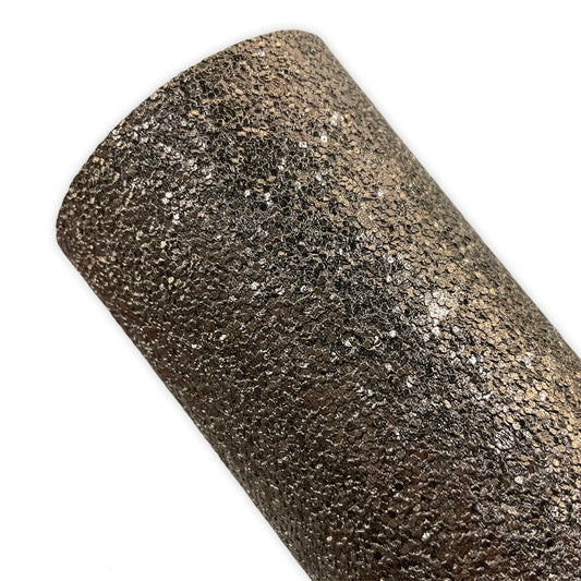 Brown Embossed Textured Faux Leather