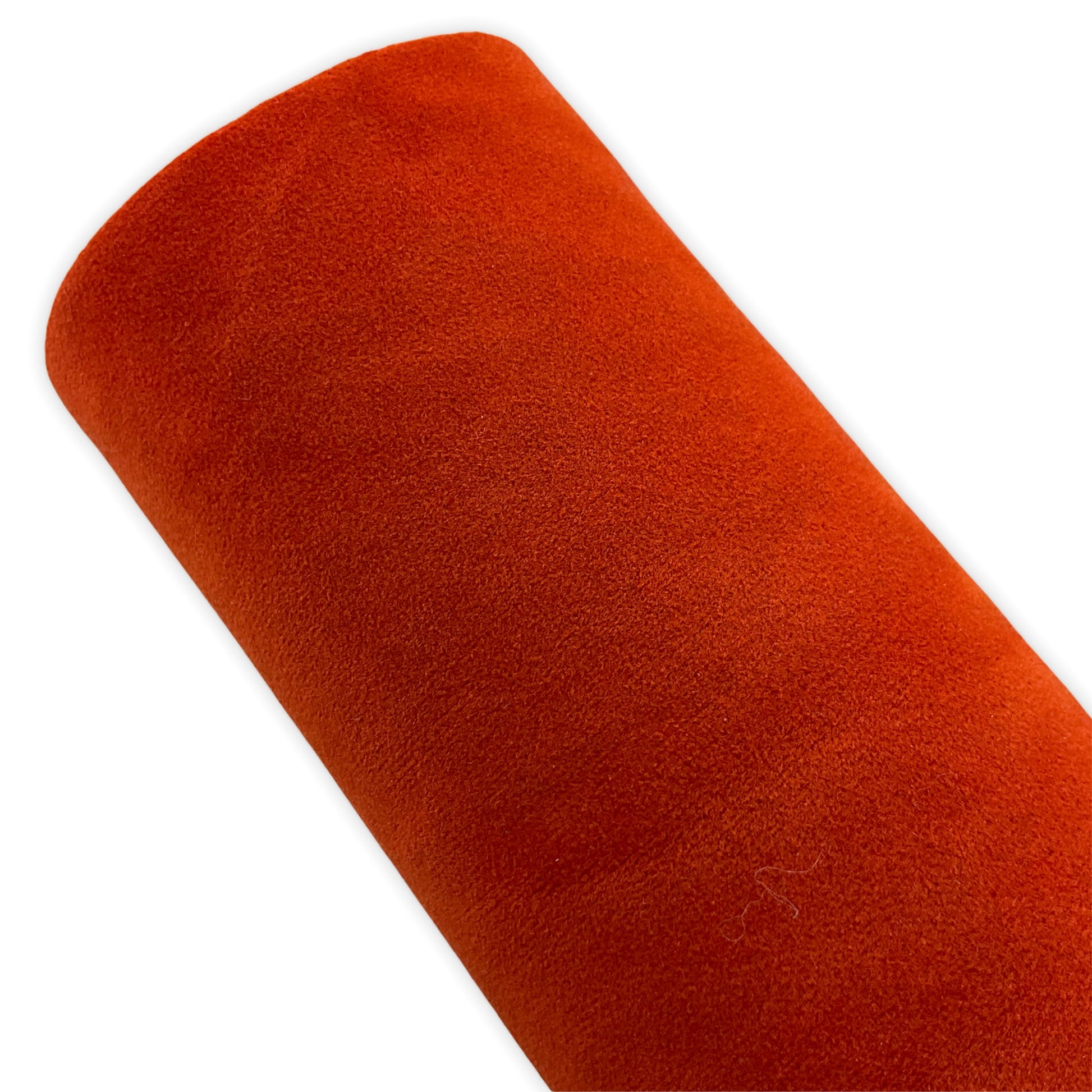 Blood Orange Double Sided Faux Suede Fabric Sheet