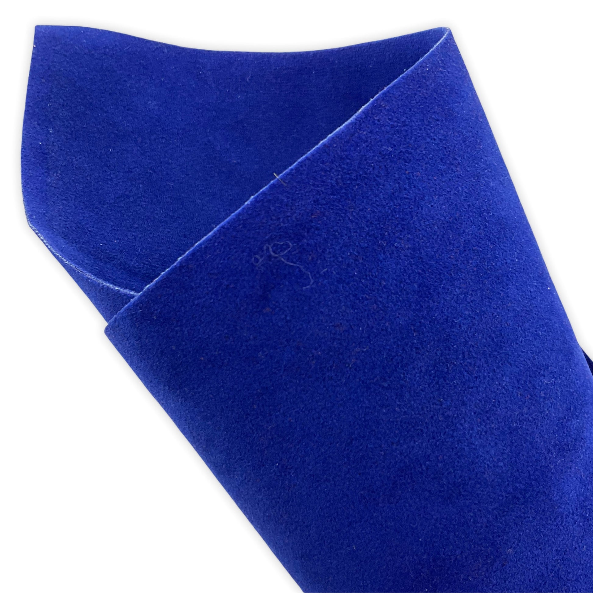 Blue Double Sided Faux Suede Fabric Sheet