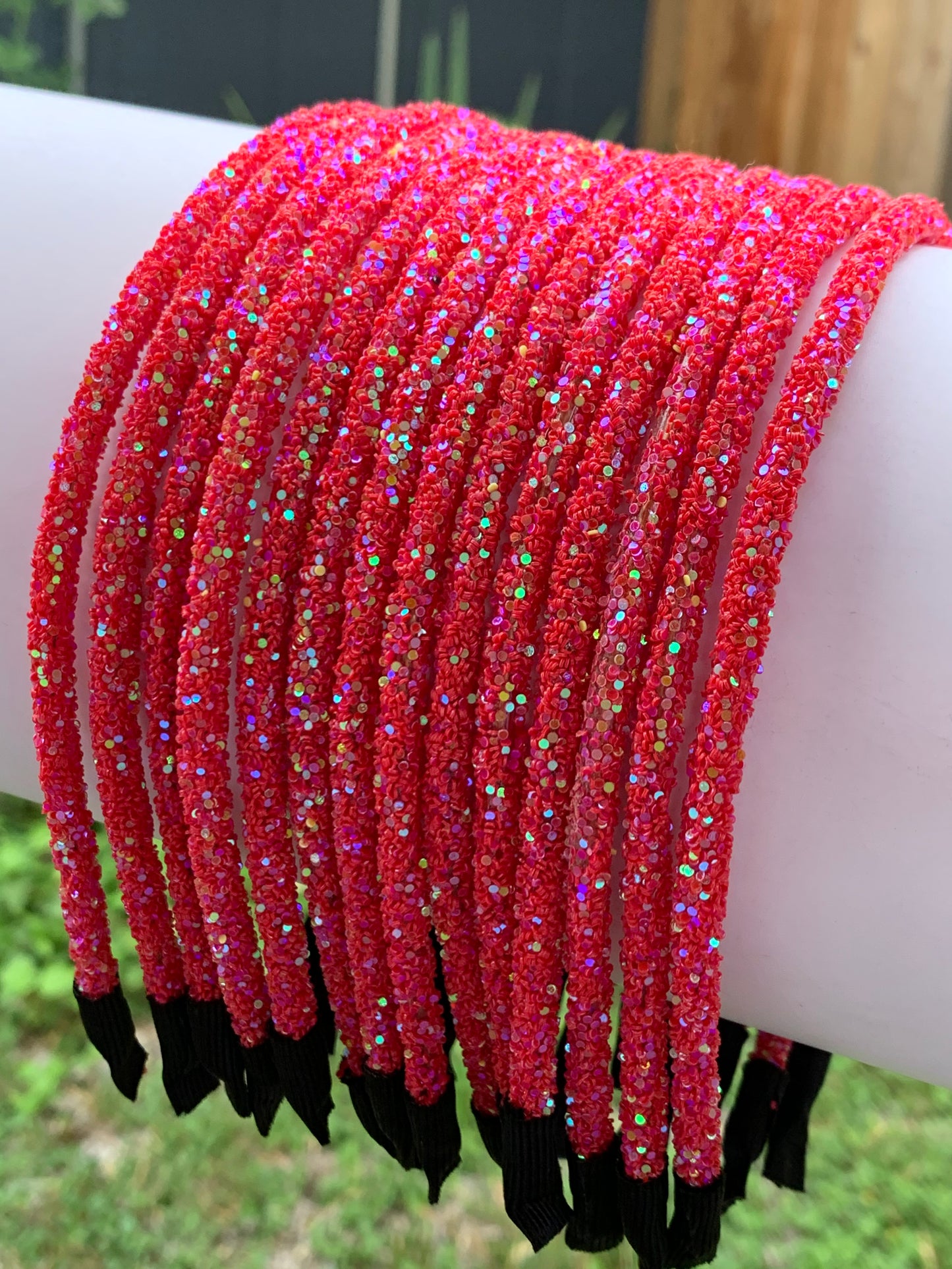 Persian Red AB Glitter Headband