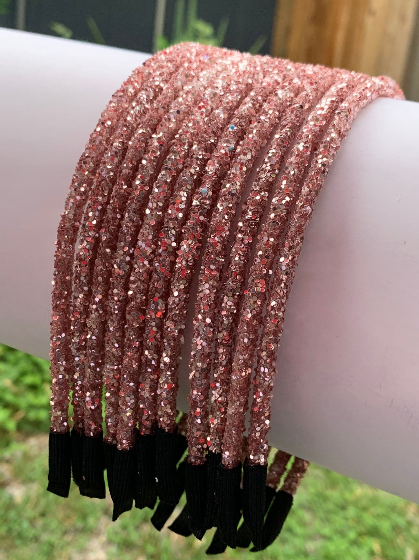 Rose Gold Glitter Headband