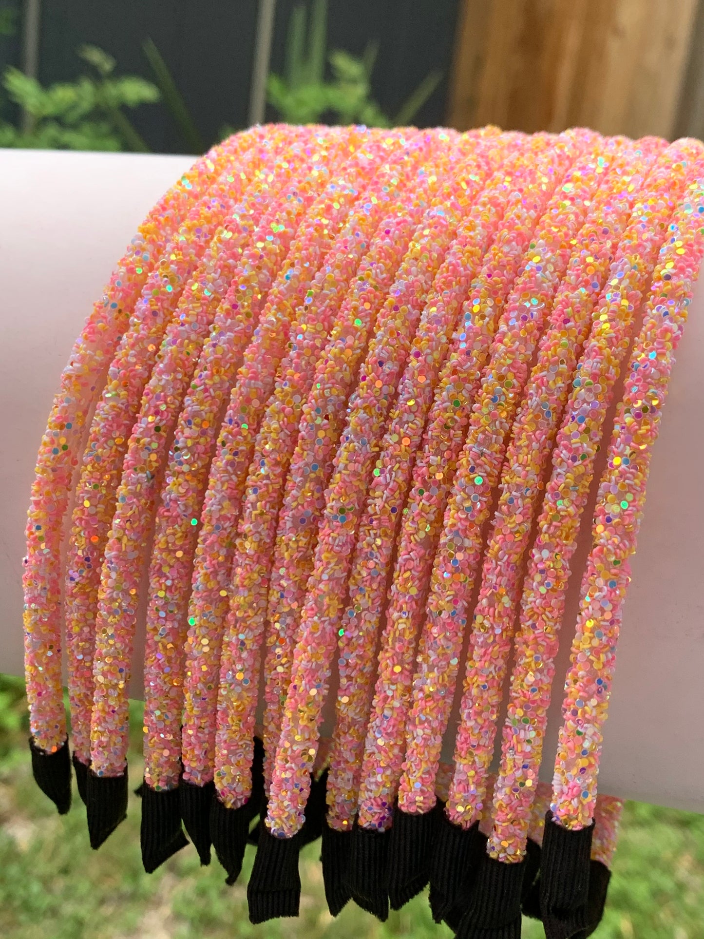 Multicolor Glitter Headband