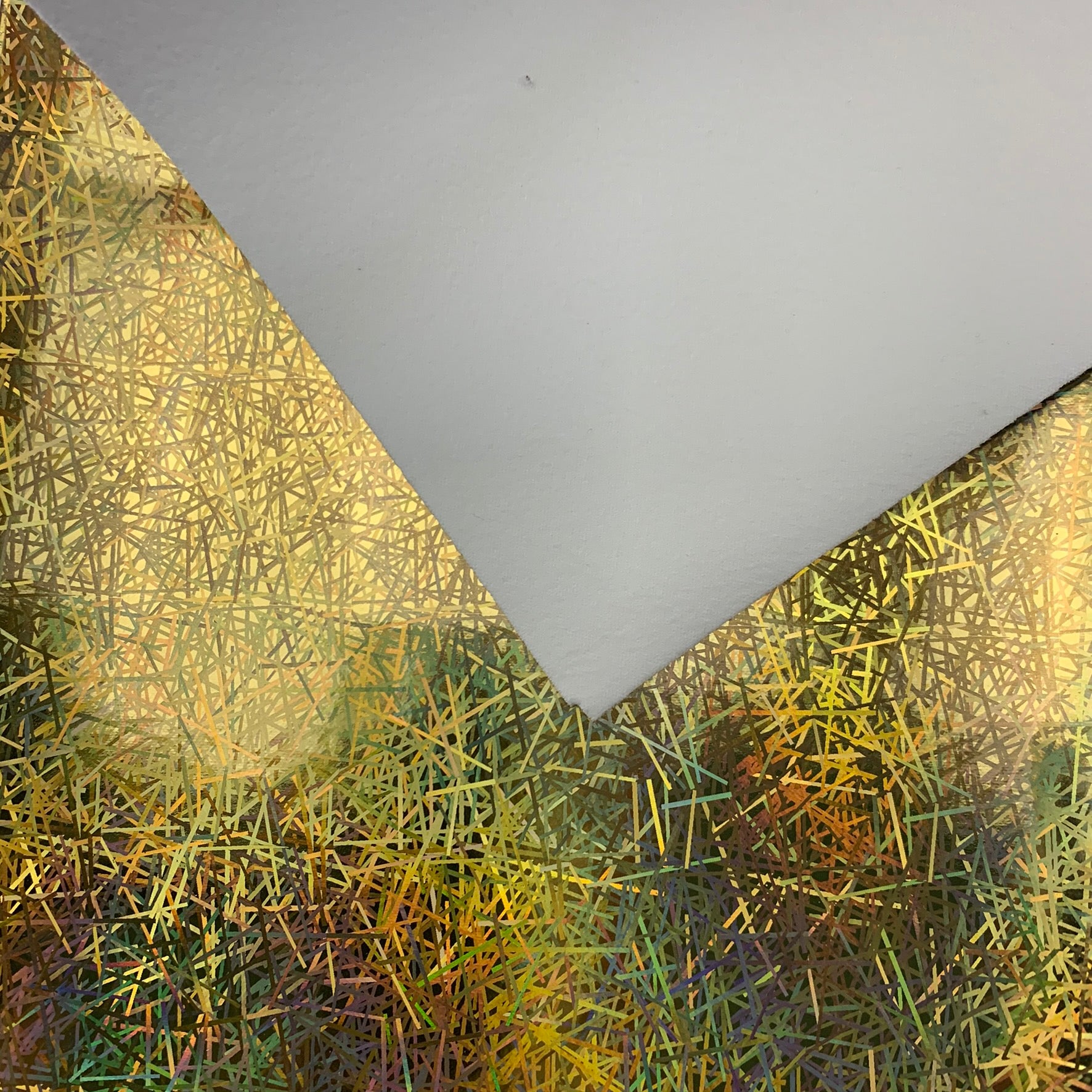 Gold Laser Patent Faux Leather Sheet